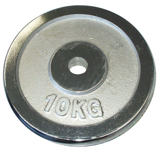 CorbySport 4758 Kotouč chrom 10 kg - 30 mm CorbySport