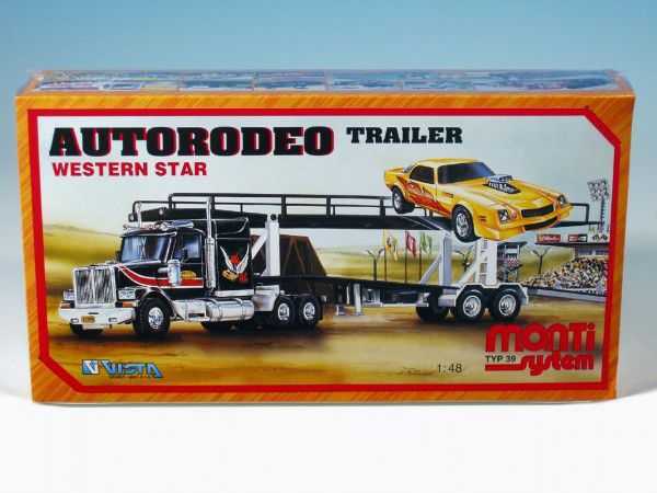 Monti System 39 Autorodeo Trailer 1:48 Teddies