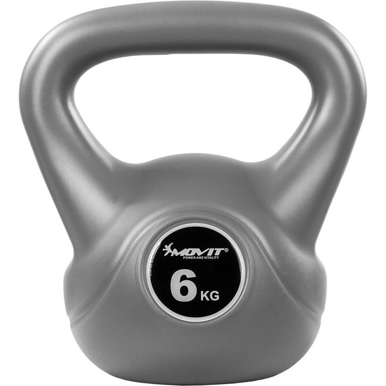 MOVIT® 6 kg Kettlebell šedá MOVIT