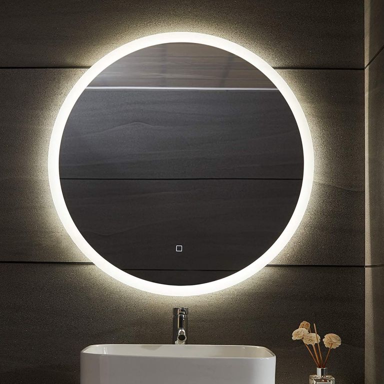 Aquamarin Koupelnové LED zrcadlo kulaté - 80 cm Aquamarin