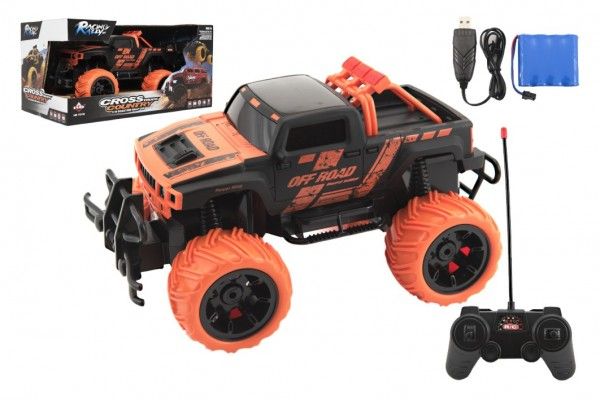 Auto RC buggy plast 27cm 27MHz na baterie + dobíjecí pack Teddies