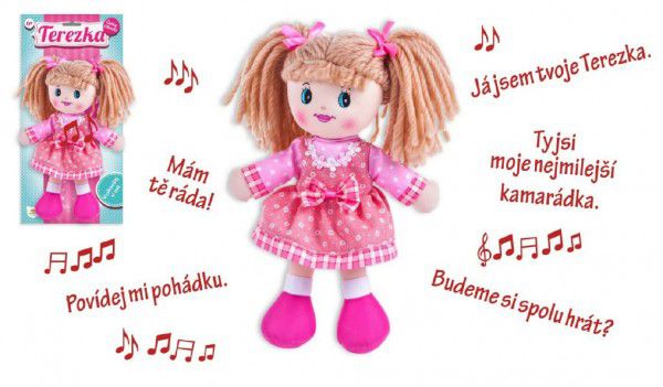 Teddies Panenka Terezka hadrová plyš 30cm Teddies