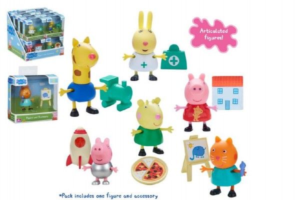 TM Toys Peppa Pig prasátko Peppa s doplňky II. Tomík s raketou Teddies