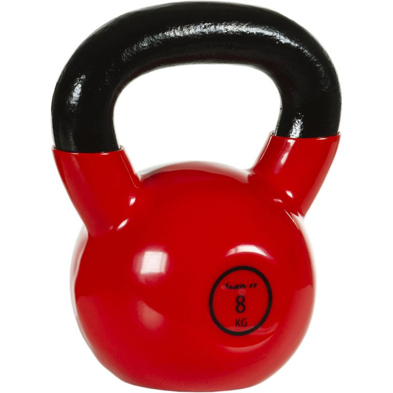 32900 MOVIT Kettlebell Litinová činka 8 kg s vinylovým potahem MOVIT