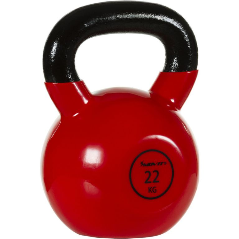 MOVIT Kettlebell 32907 Činka 22 kg s vinylovým potahem MOVIT