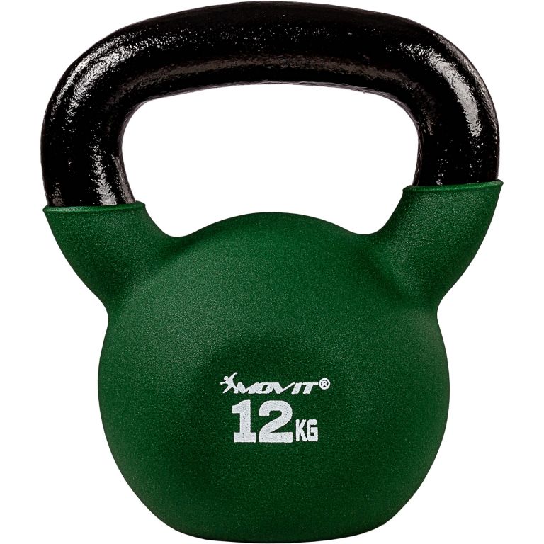 63644 MOVIT Kettlebell činka tmavě zelená