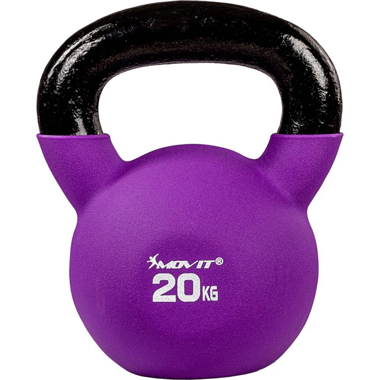 63648 MOVIT Kettlebell činka fialová