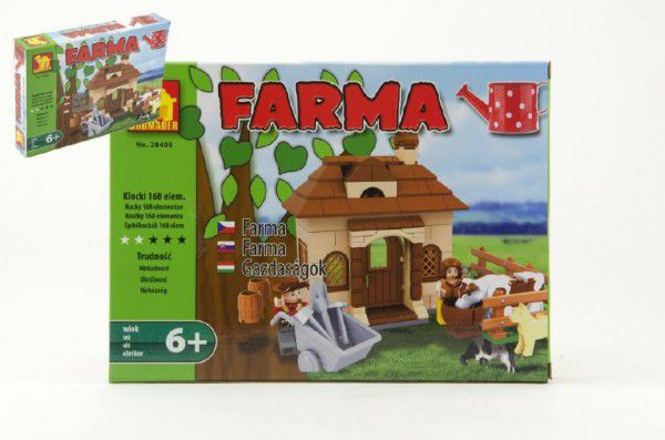 Teddies Dromader Farma 28405 Stavebnice 168ks v krabici 25