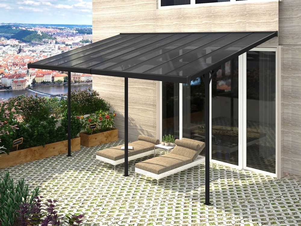 Rojaplast BRUCE J Velká zahradní hliníková pergola 618 x 305 cm Rojaplast