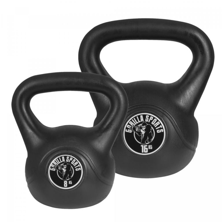 Gorilla Sports Sada kettlebell činek